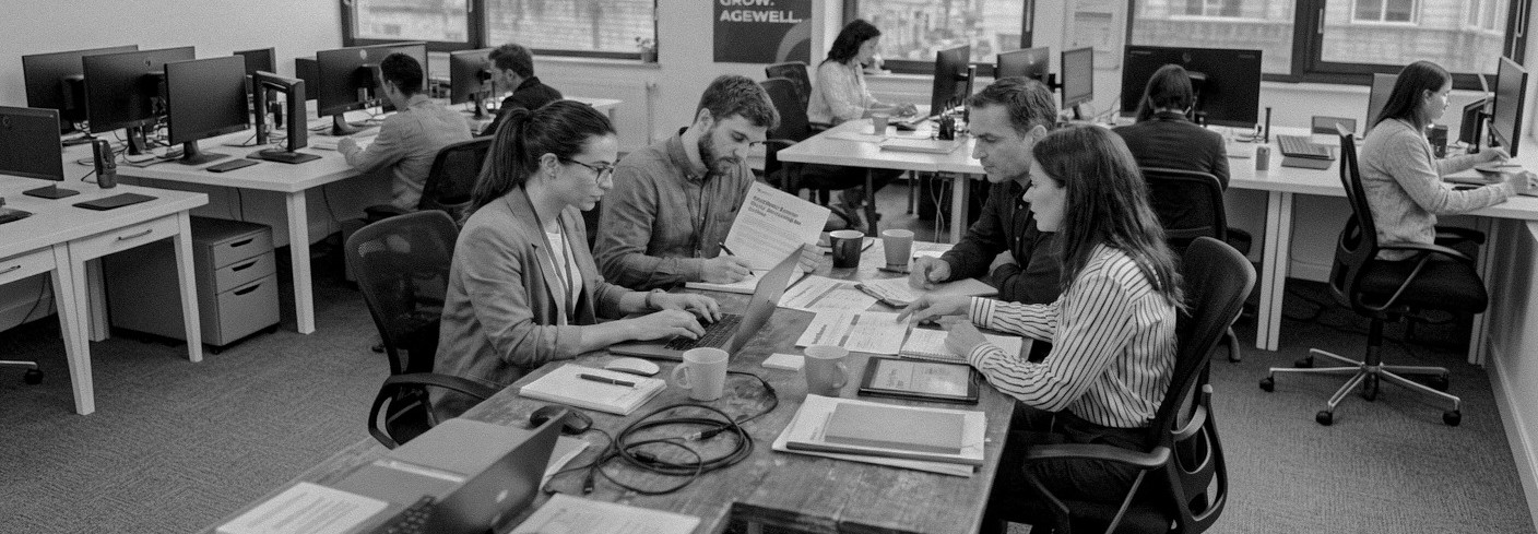 Office collaboration banner